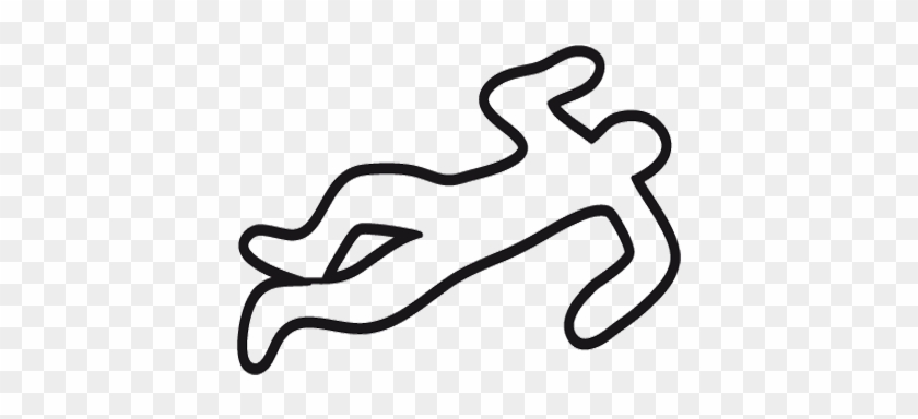 Forensics 20clipart - Crime Scene Body Outline #1145008