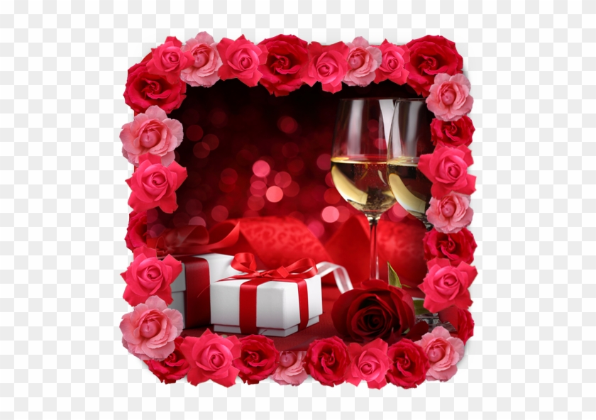 Romantic Photo Frames - Valentines Champagne #1145044