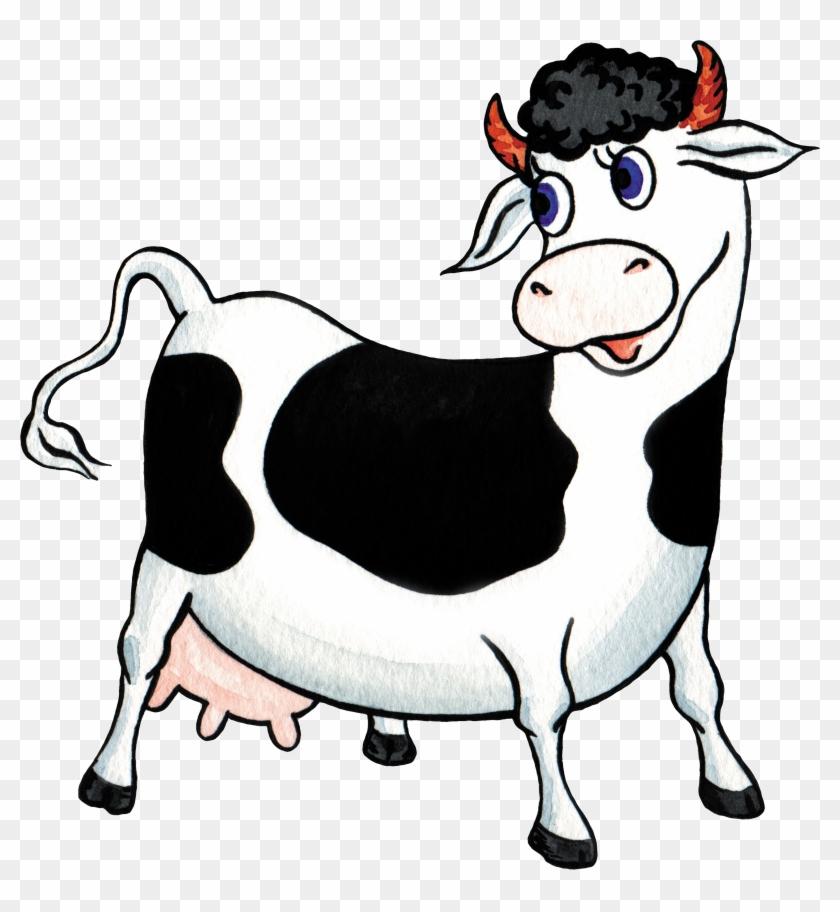 Картинка Boobs - Cow Cartoon Psd #1145235