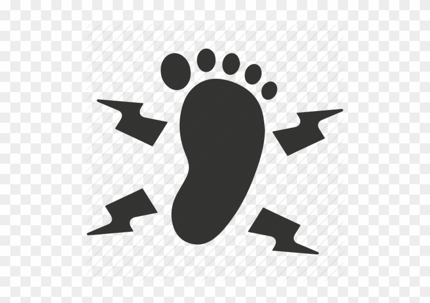 Sore Feet Cartoons And Comics - Tingling Icon #1145244