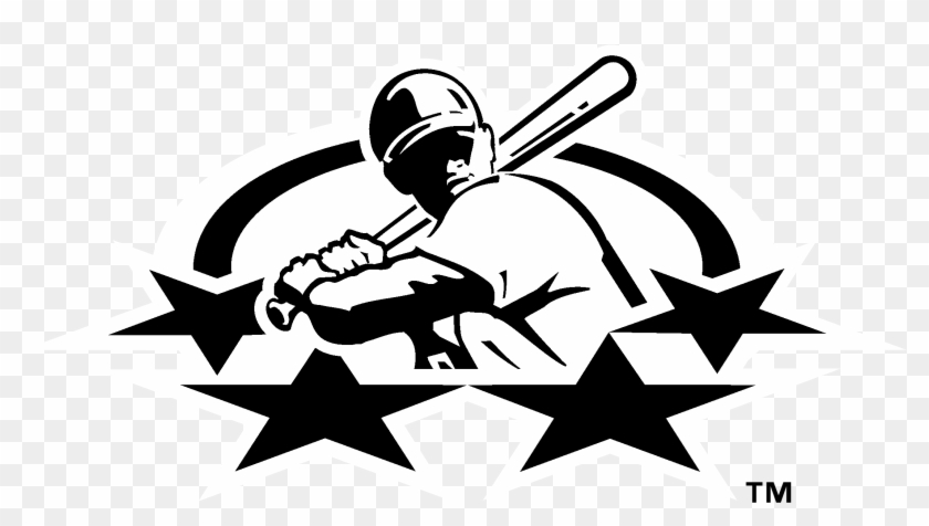 Minor League Baseball Logo Black And White - Major League Baseball Logo #1145263