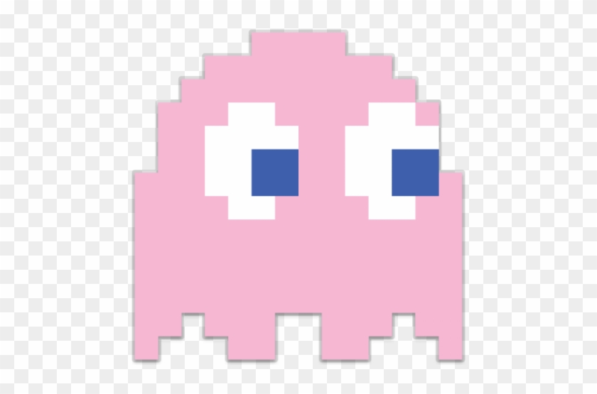 Free Clipart Of Jack - Pac Man Ghost Pink #1145279