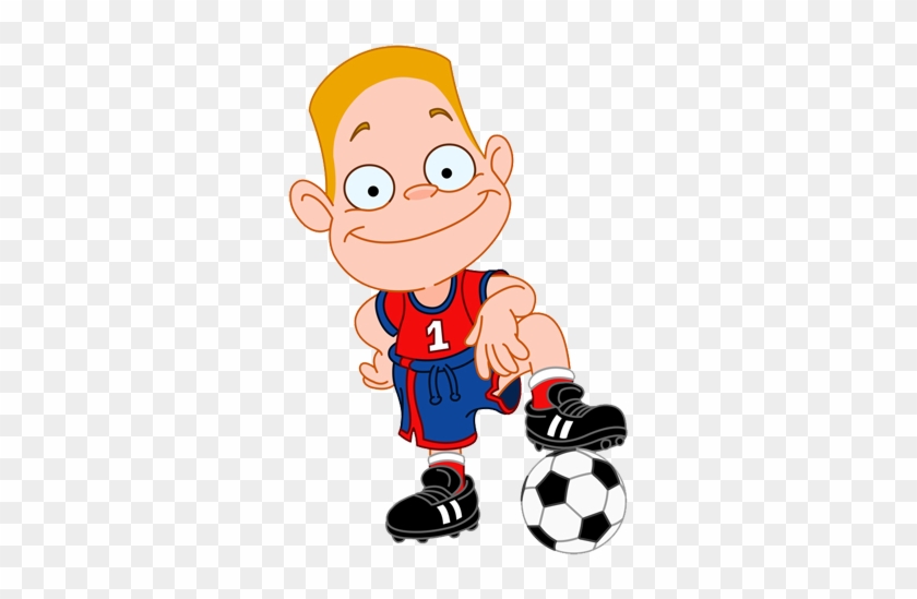 Champions League Sports Party - Soccer Player Cartoon #1145398