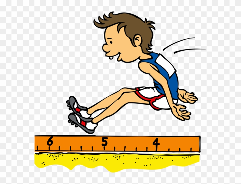 Sports Activities Clipart Sport Cover Page - Long Jump Clipart #1145429