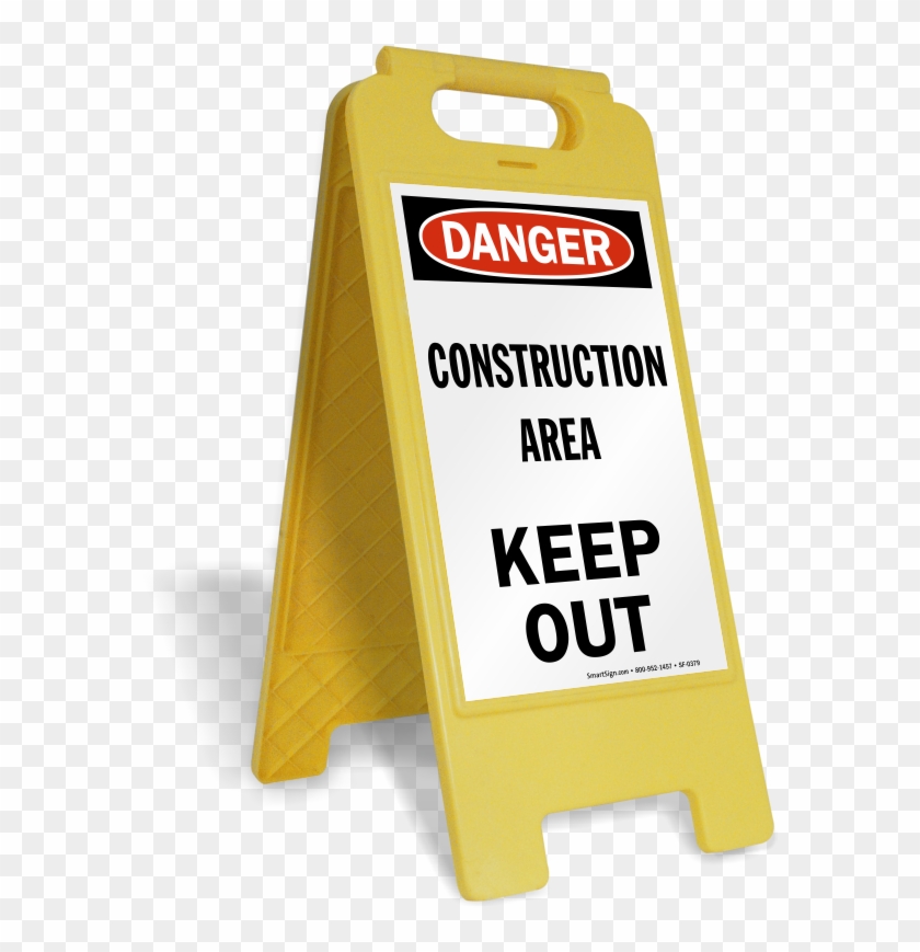 Construction Floor Signs - Parking Sign Free Standing #1145431