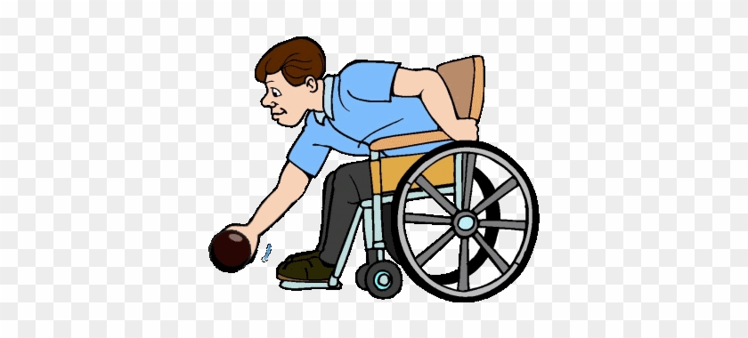 Sports Games Activities Wheelchair Bowls S Clipart - Wheelchair Animated Gif #1145433