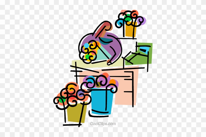Florists And Nurseries Royalty Free Vector Clip Art - Florists And Nurseries Royalty Free Vector Clip Art #1145485