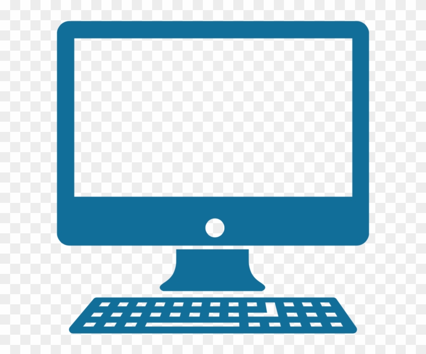 English - Computer Icon Png Blue #1145526
