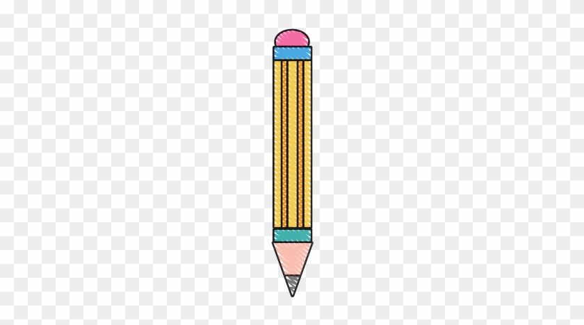 Grated Pencil School Icon - Graphic Design #1145528