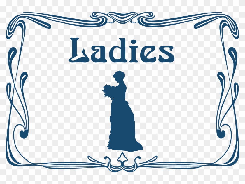 Wc Clip Art Download - Ladies Sign For Toilets #1145559