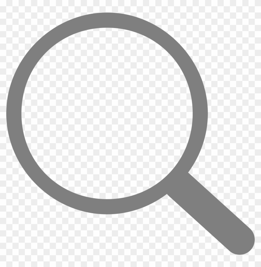 Simple Grey Search Icon - Search Icon Transparent #1145608