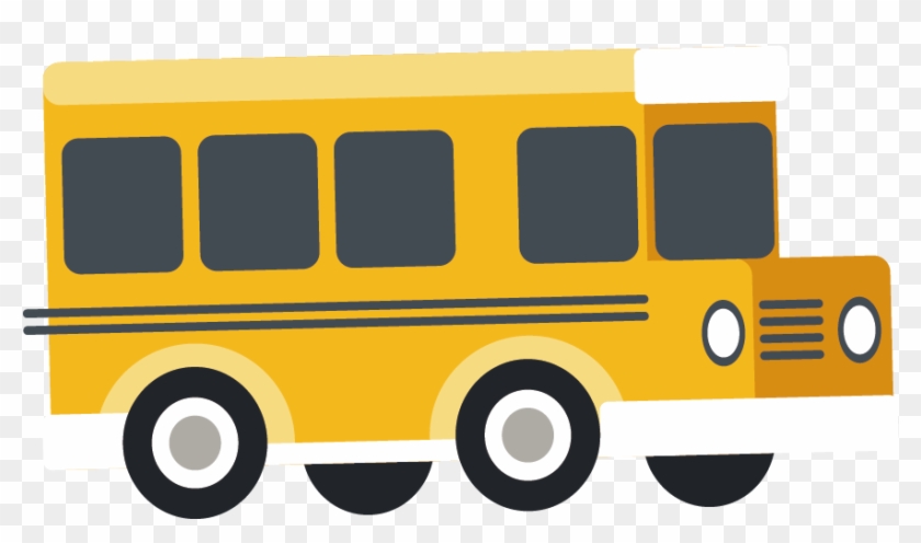 Cartoon School Bus - Bus Vector Png #1145627
