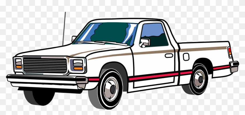 Seventies Pickup Truck - Clipart Pick Up #1145657