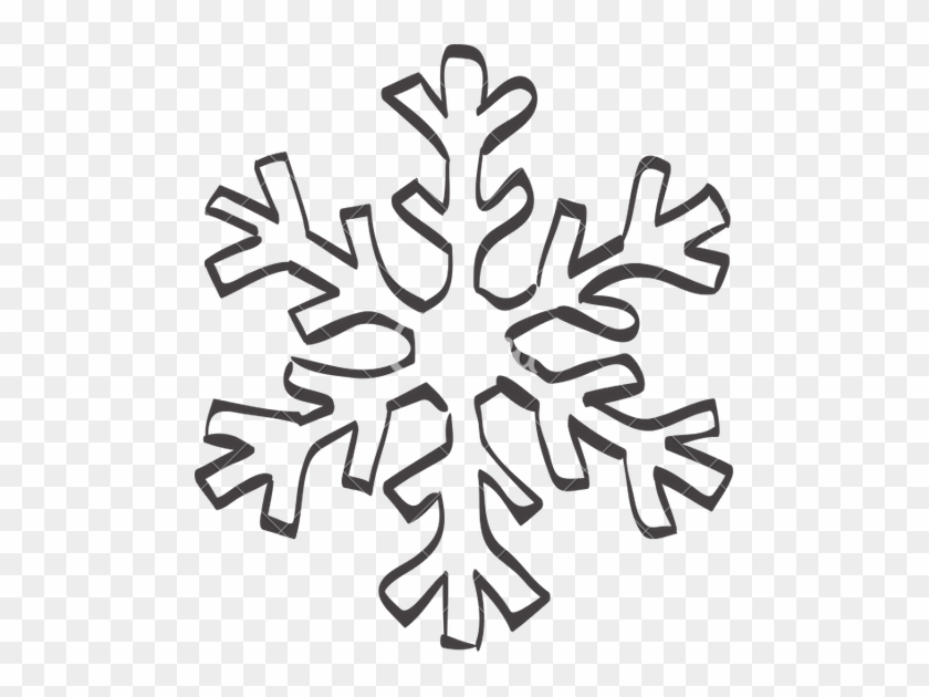 Snowflake Doodle - Snow Sketch Icon #1145692