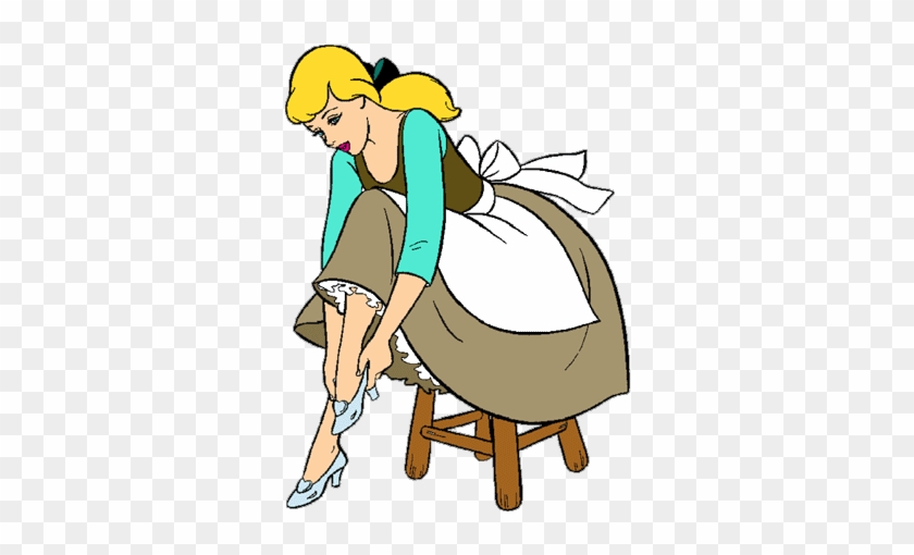 glass slipper cinderella cartoon - Clip Art Library