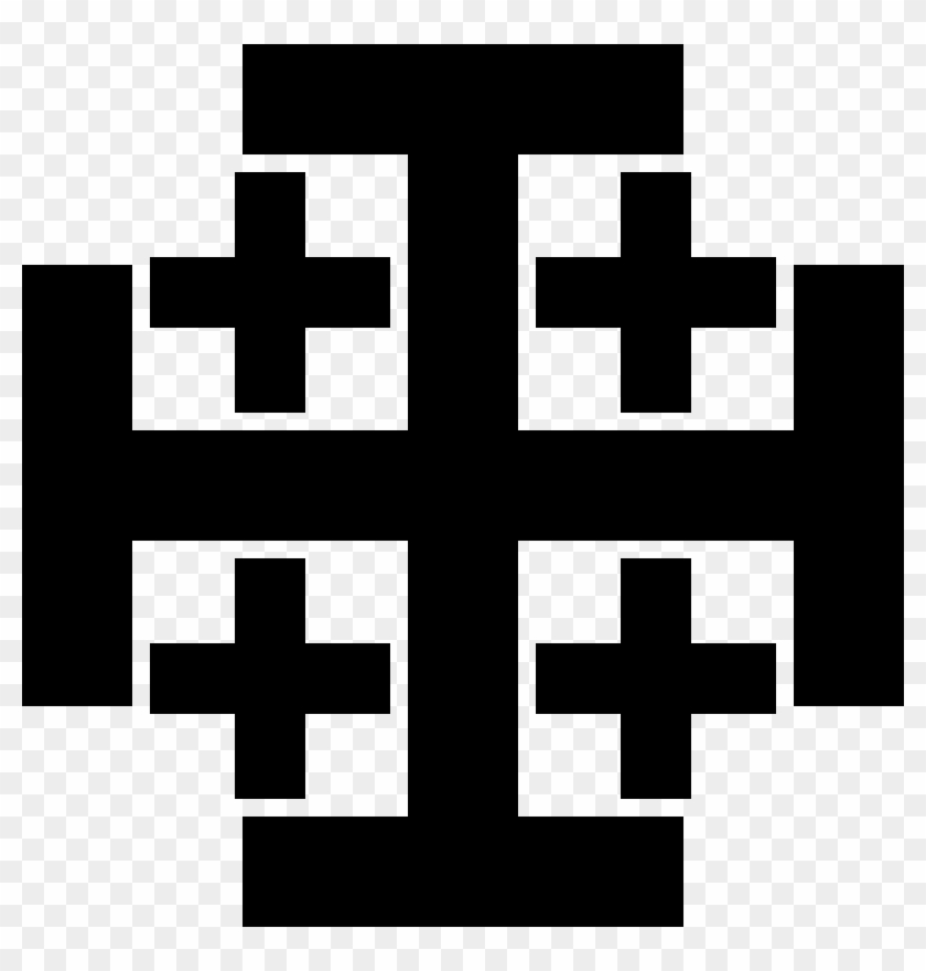 Big Image - Jerusalem Cross Clip Art #1145704