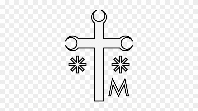 Coa Illustration Cross Marian V 2 - Weaving #1145725