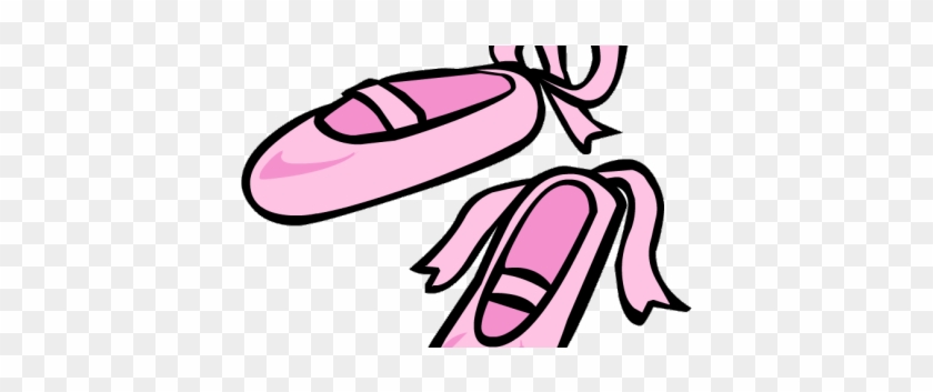 Pink Baby Booties Clipart - Ballerina Shoes Clipart Transparent #1145782