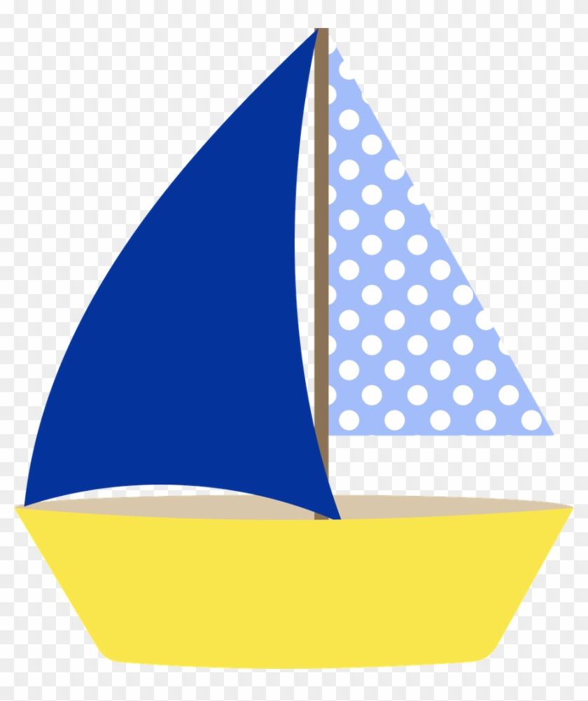 Sail Boat - Blue Sailboat Clipart #1145873