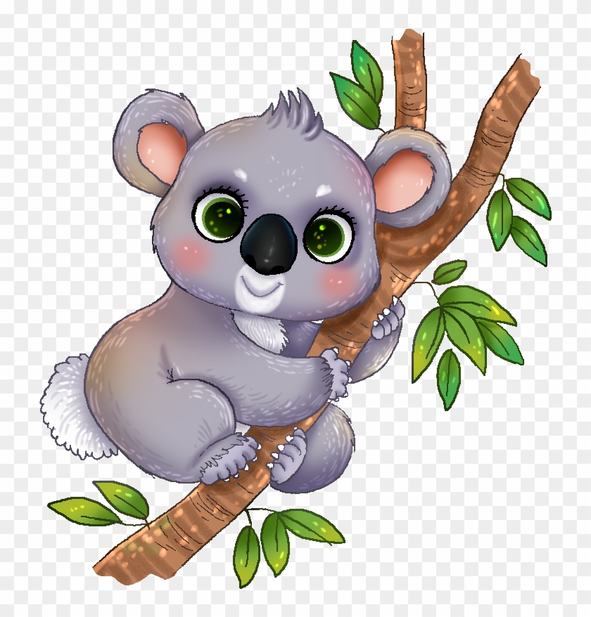 This Cute Adorable Koala Clip Art Is Perfect For Use - Cartoon #1145887