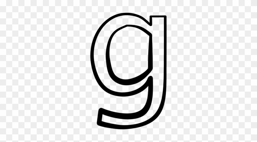 Letter G Icon - Line Art #1145901