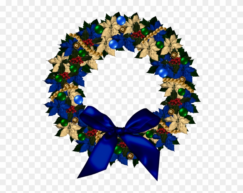 Holiday Burlap Wreath - Happy Christmas Wreath Photo Card #1145906