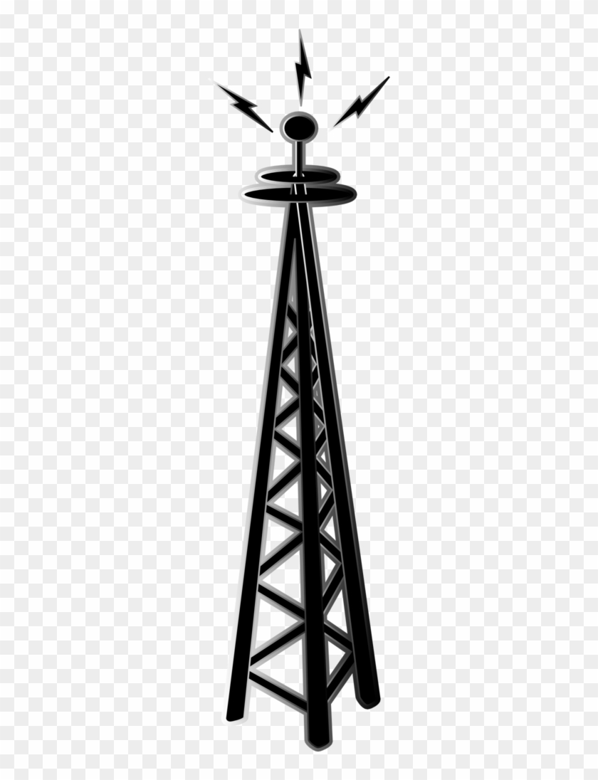Transmission Tower Icon - Transmitter Tower Clip Art #1145925
