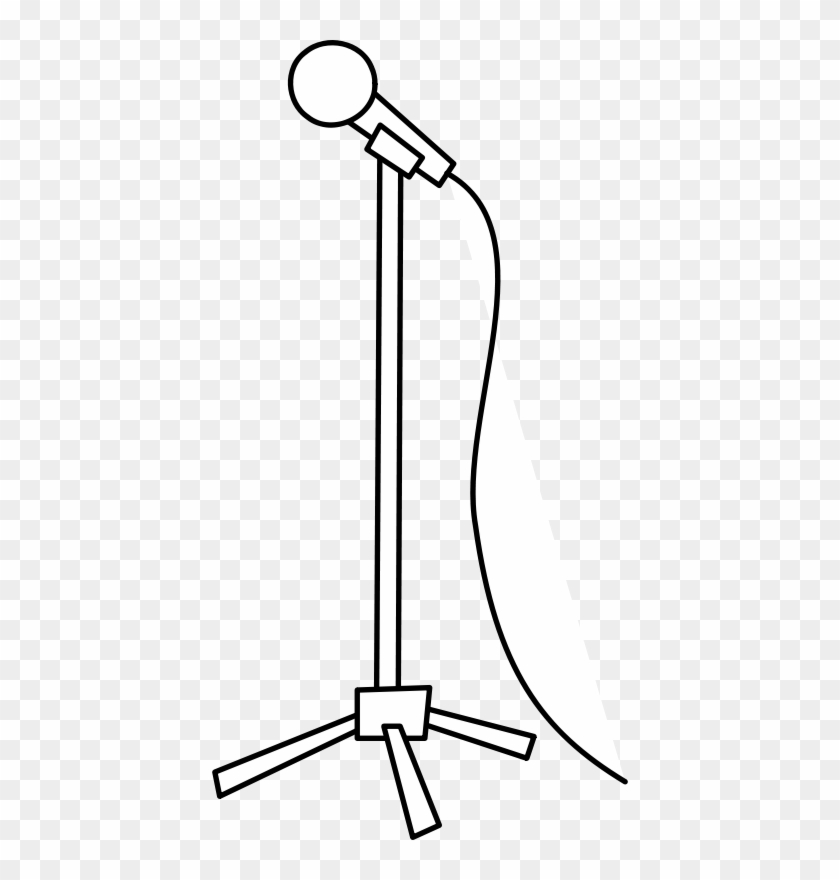 Microphone Stand Clip Art #1145973