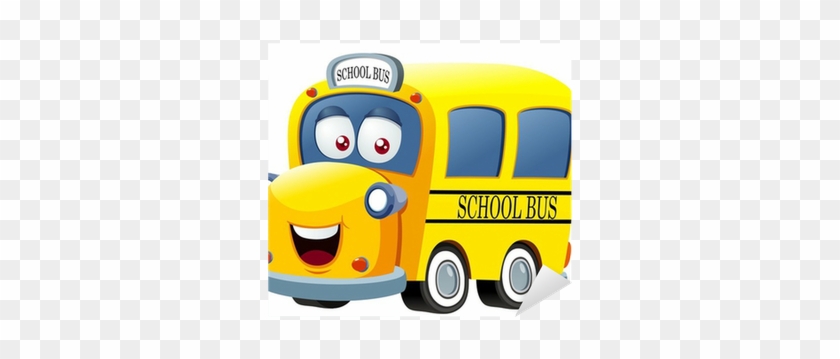 Illustration Of School Bus Cartoon Vector Sticker • - School Bus #1146011