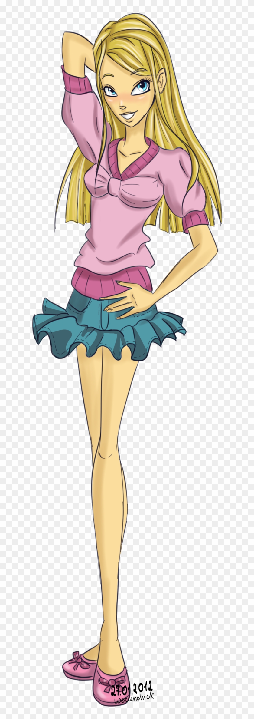 Fairy Mangaka Pin-up Girl Cartoon - Illustration #1146029