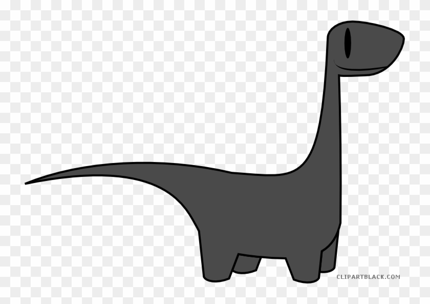 Impressive Dinosaur Animal Free Black White Clipart - Illustration #1146058