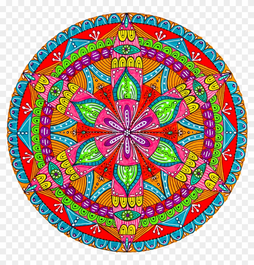Go As Detail-crazy As You Like Until Your Mandala Feels - Mandala Circle Art #1146074
