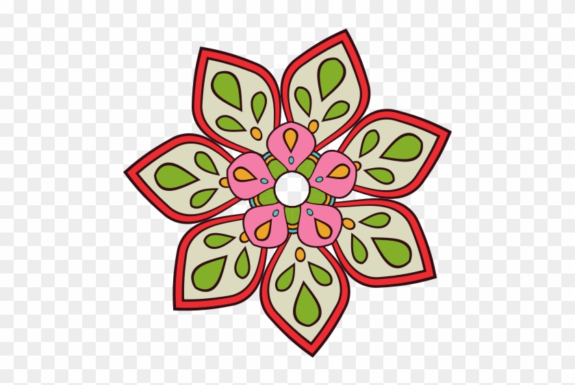 Flower Mandalas Vector Icon - Flower Mandalas Vector Icon #1146125