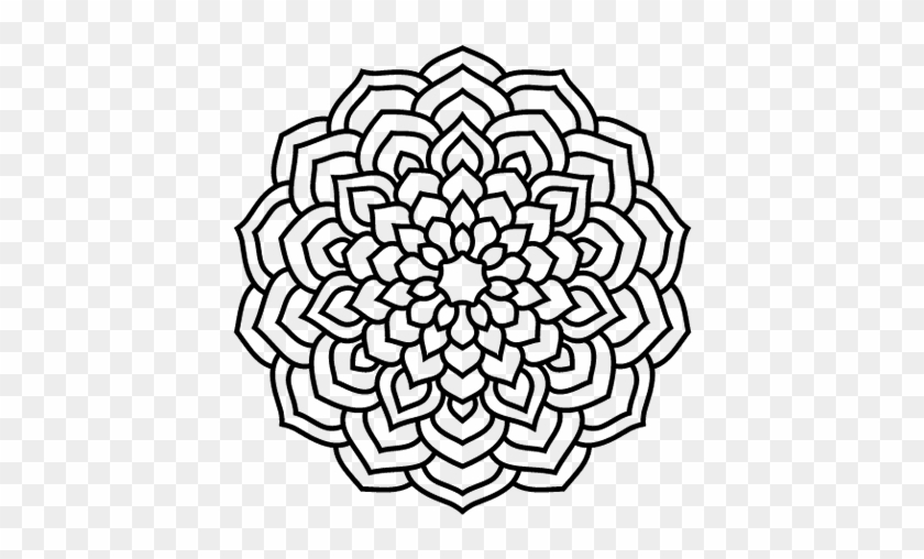 Flower Mandala Coloring Page - Dibujos Para Colorear De Mandalas #1146150