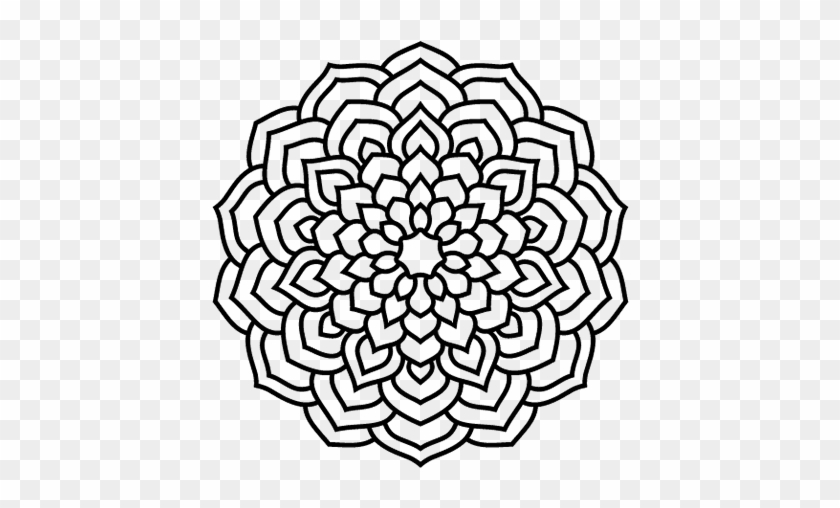 Flower Mandala Coloring Page - Dibujos Para Colorear De Mandalas #1146150