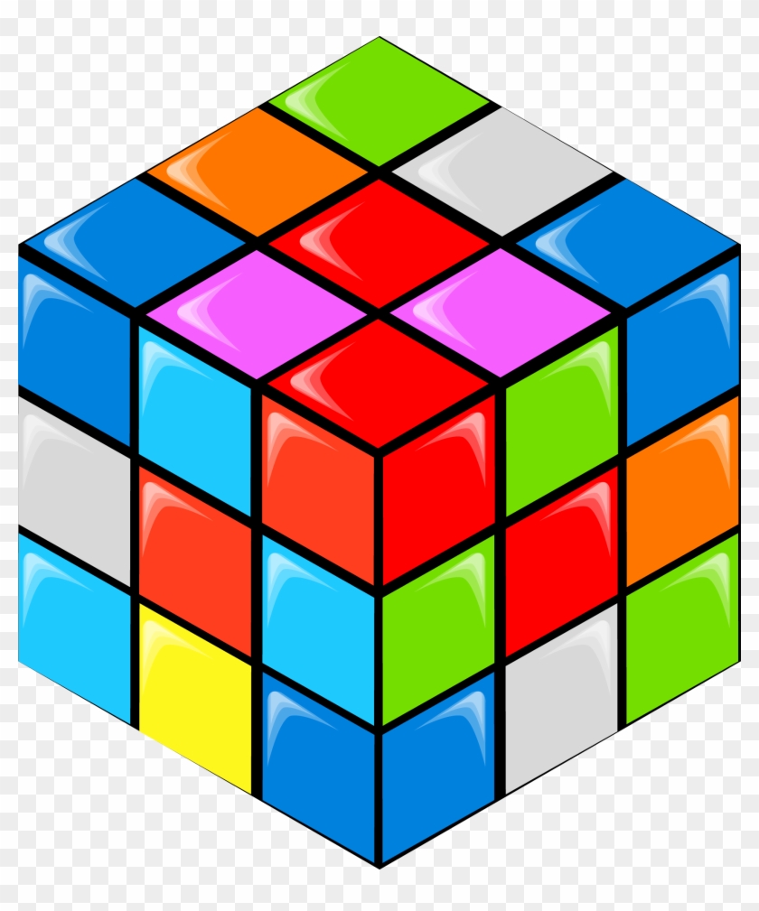 Color Rubik's Cube 1850*2135 Transprent Png Free Download - Fisher Rubik #1146391