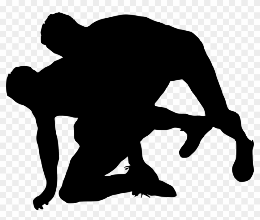 Free Png Sport Wrestling Silhouette Png Images Transparent - Portable Network Graphics #1146448