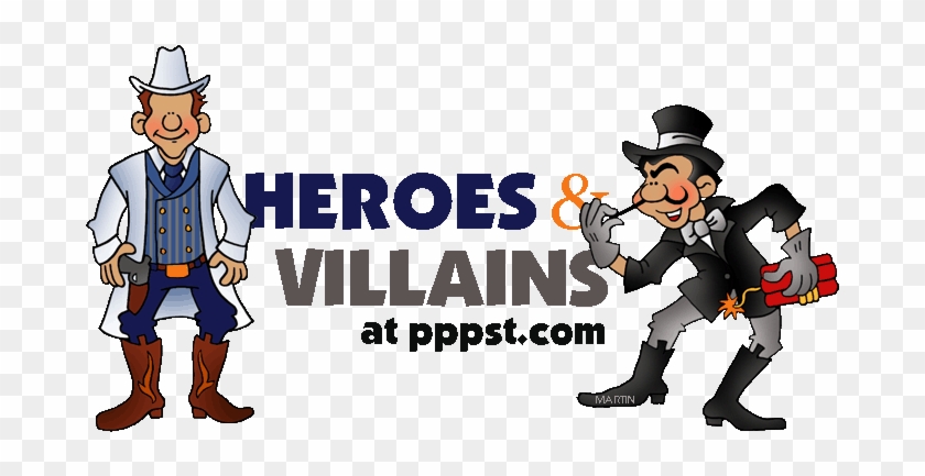 Heroes And Villains - Cartoon #1146454