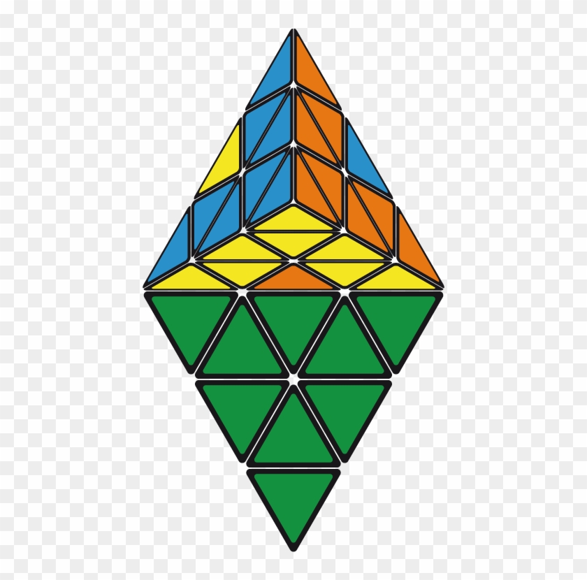 Pretty Patterns - Triangle Rubik's Cube Pattern #1146488