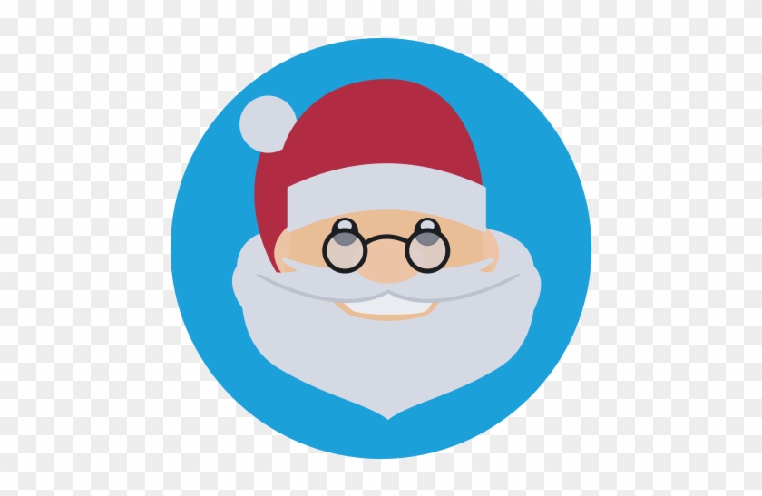 Media Monster Christmas - Santa Icon Png #1146556