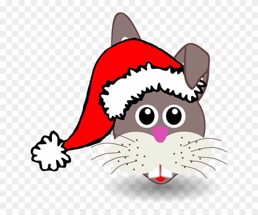 Easter, Bunny, Animal, Christmas, Santa Claus - Santa Hat Clipart #1146558