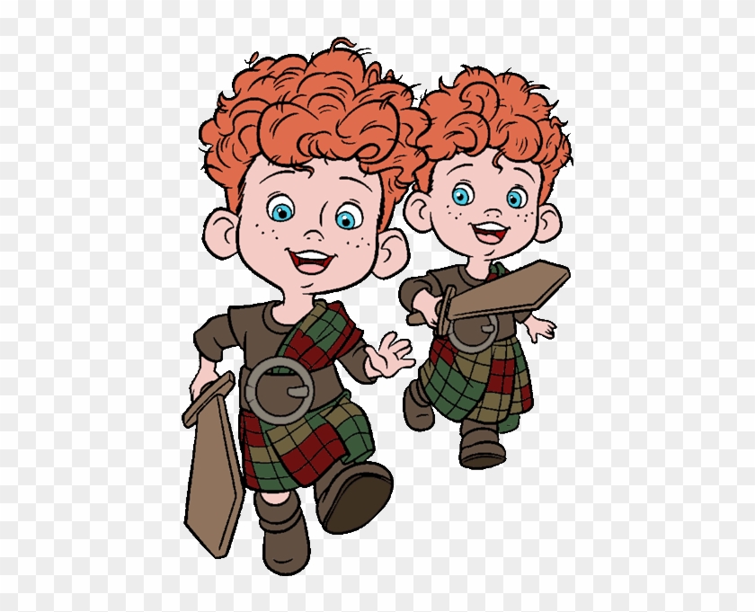 Brothers Clip Art - Brave Hamish Hubert Harris #1146584