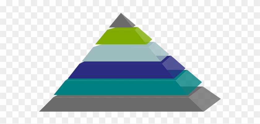 Pyramid Cliparts - Pyramid With 6 Layers #1146614
