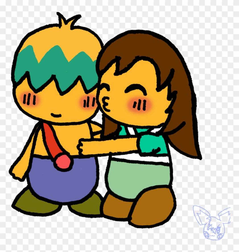 Tuff And Celine Chibi Kiss By Starlight-starfish - Cartoon #1146662