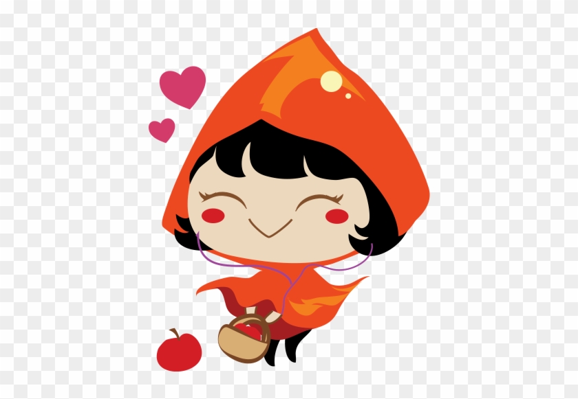 Red Riding Hood Stickers Messages Sticker-0 - Little Red Riding Hood Emoji #1146843