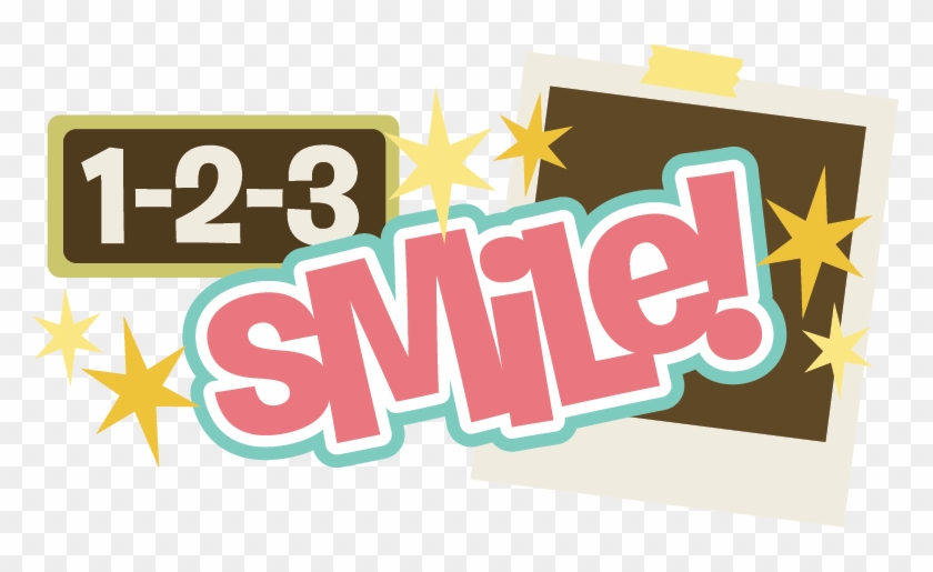 1 2 3 Smile Svg Scrapbook Title Svg Files For Scrapbooking - Scrapbook Design Words #1146854