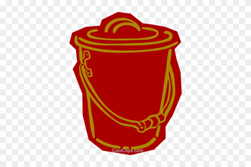 Pail Royalty Free Vector Clip Art Illustration - Pail Royalty Free Vector Clip Art Illustration #1146904