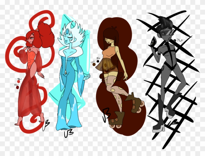 {closed] Pretty Pearls Gem Adopts 3/4 By Javajojo - Cartoon #1146987