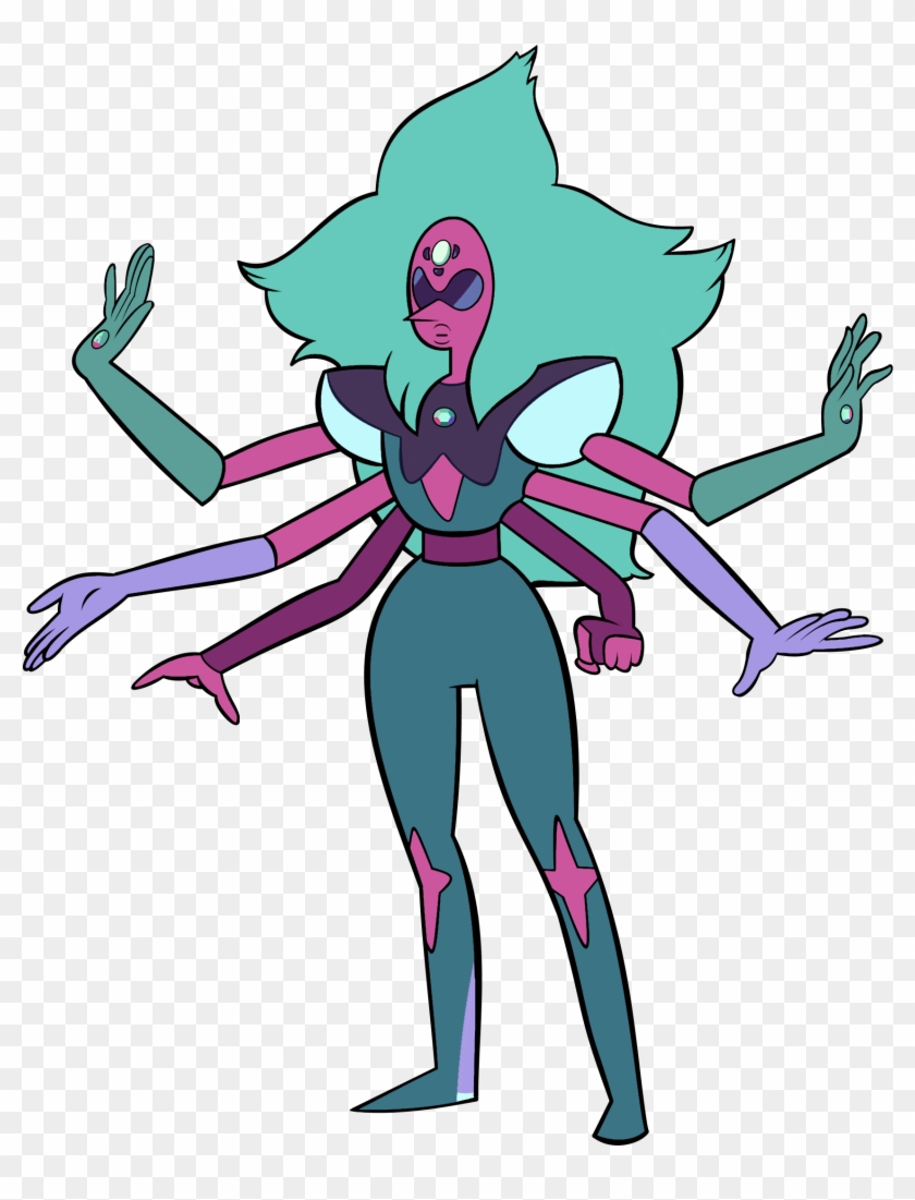 Alexandrite, Pearl, Garnet And Amethyst Fusion - Garnet And Pearl And Amethyst Fusion #1147052