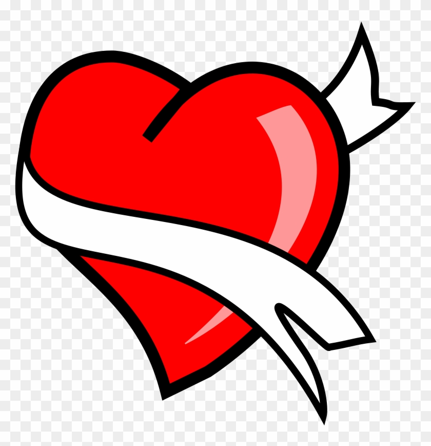 Crash Clip Art Download - Heart Arrow Tattoo Vector #1147055